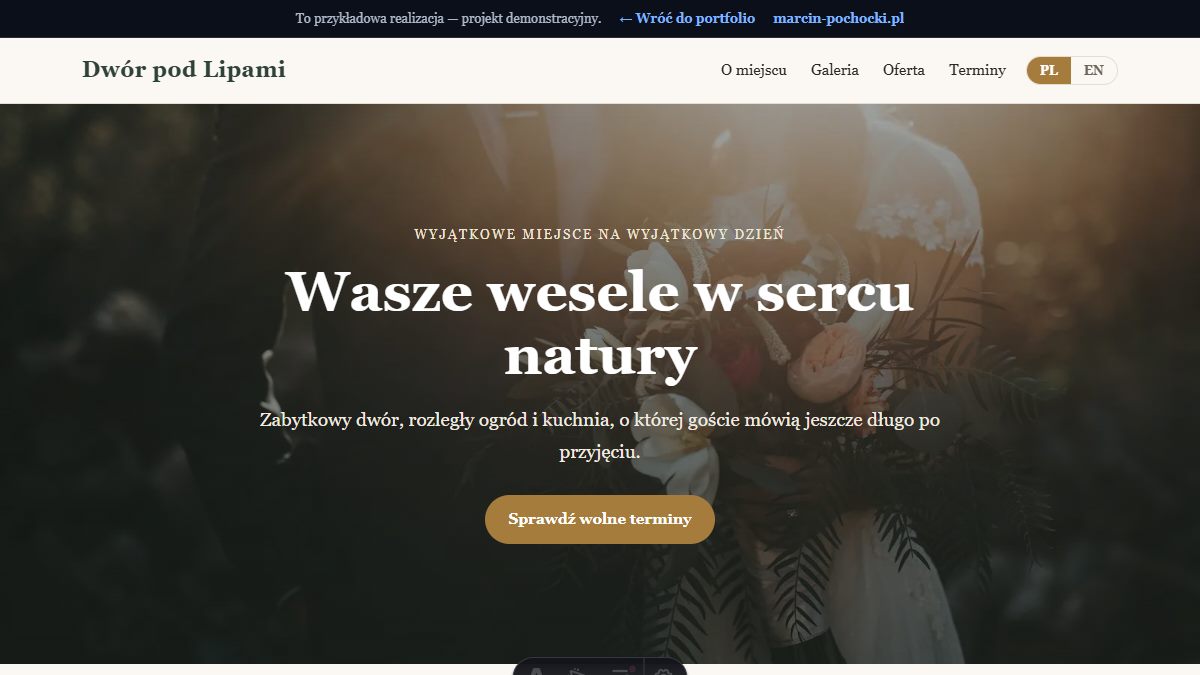 Demo · Sala weselna